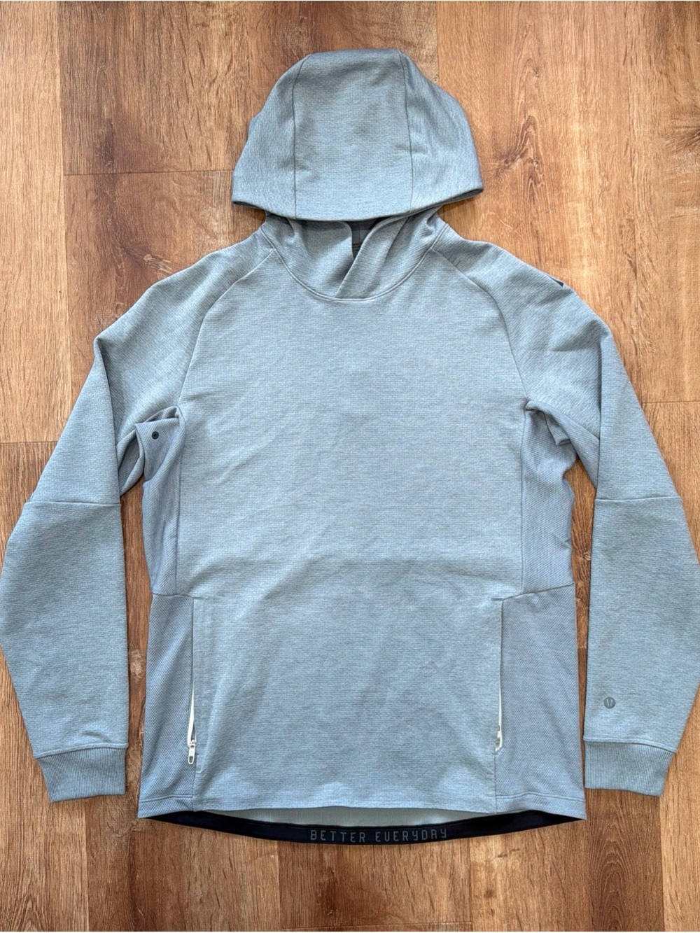 lululemon athletica Light Gray Hooded Sweatshirt